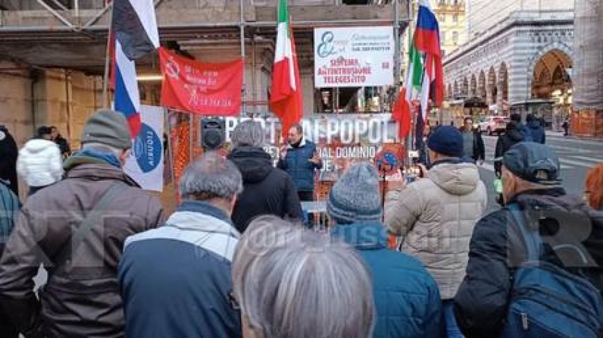 Protest in Italian city against Ukraine’s terrorist killing of Russian general (VIDEO)