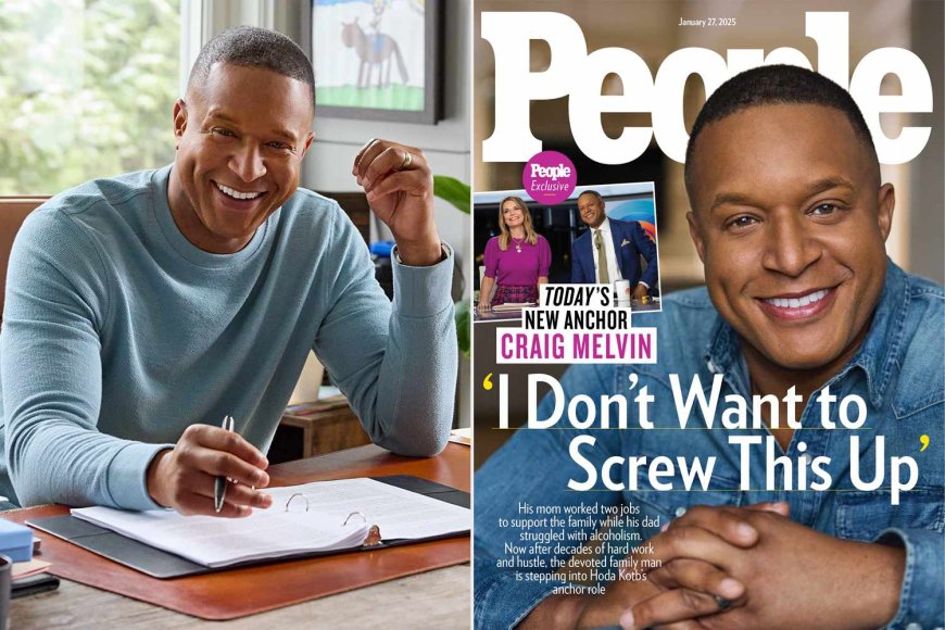 Craig Melvin Emotionally Reflects on Landing“ Today”'s Top Anchor Seat: 'This Is a Gift and It's Not Lost on Me' (Exclusive)