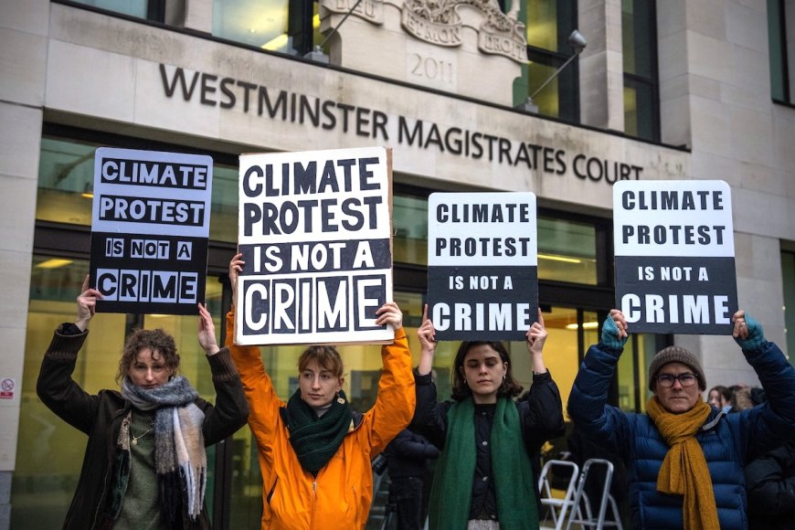 Human Rights Watch Accuses UK of Undermining Democratic Rights With Crackdown on Climate Protesters