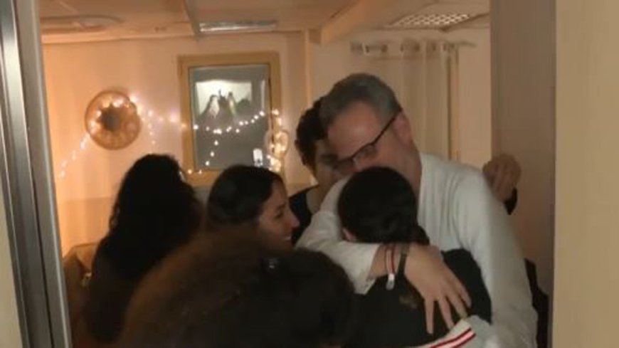 Three hostages arrive in Israel for tearful reunions as fragile Gaza ceasefire passes first hurdle