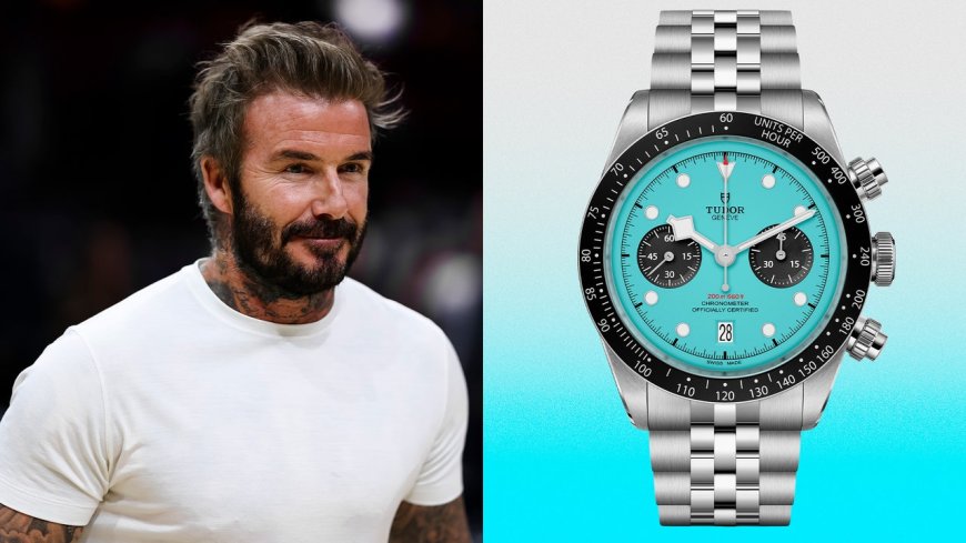 David Beckham Is Already Rocking Tudor’s Brand-New Watch