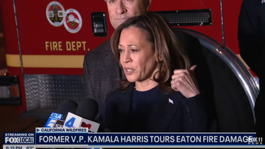 Kamala Harris mocked online for another 'word salad' about 'community' during fire department visit