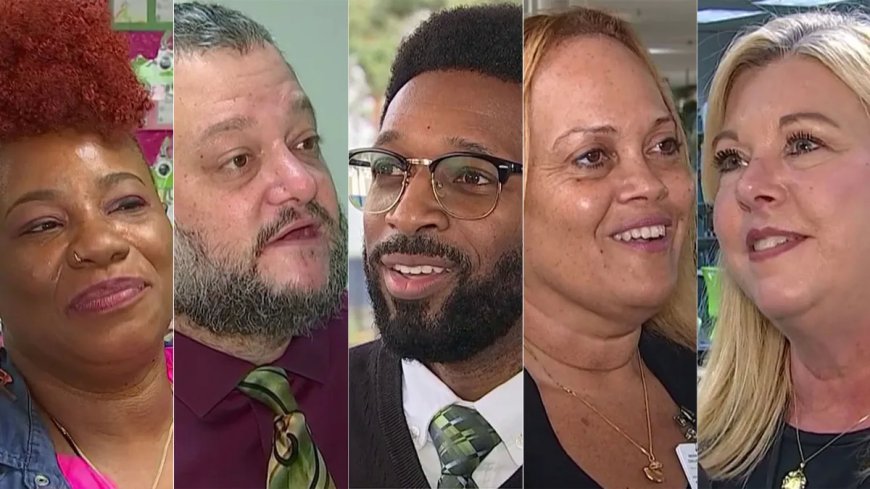 All winners, but only one will be Broward Schools’ Teacher of the Year