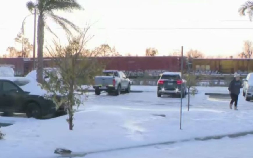 Icey Snowfall: Florida panhandle sees record snowfall from winter blast