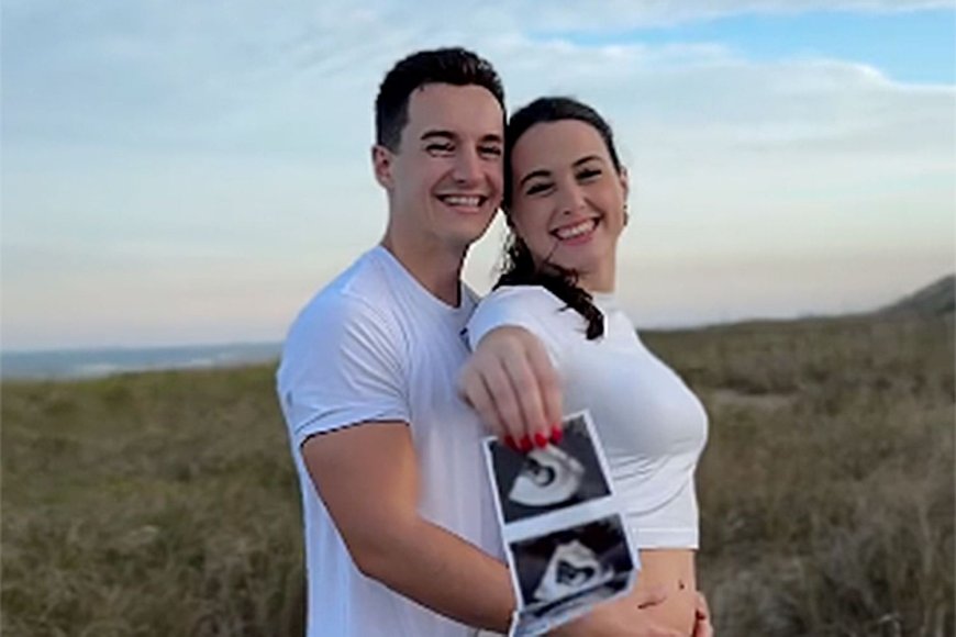 Influencers Sam and Monica Announce They're Expecting First Baby Together