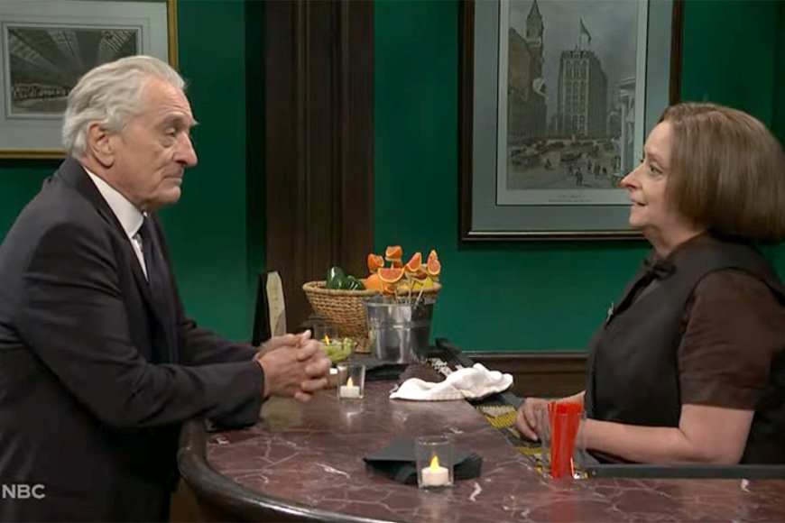 Robert De Niro Loses His Patience — and Is Not Amused by a “Taxi Driver” Joke — in Rachel Dratch's “SNL ”50th Debbie Downer Sketch