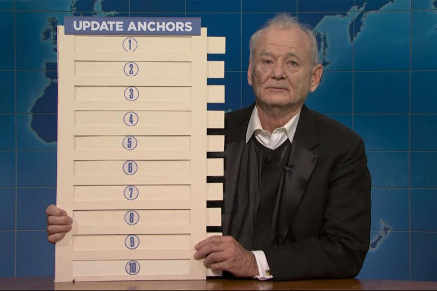 Bill Murray Takes Over 'Weekend Update' to Hilariously Rank Its Anchors from 'Worst to Best' During “SNL50” Special