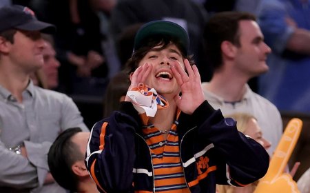 Timothée Chalamet celebrates with fans in NYC streets after Knicks advance to Eastern Conference finals
