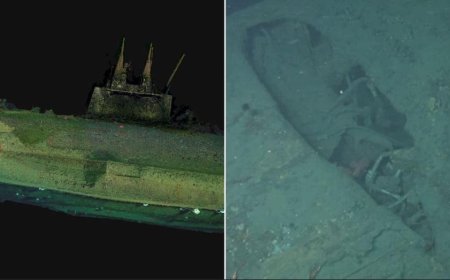 Never-before-seen photos reveal WWI-era submarine 1,300 feet before surface where 19 sailors perished in 1917