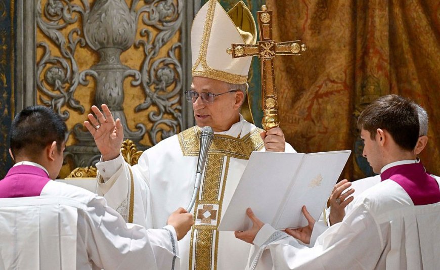 Pope Leo Calls His Appointment a Cross and a Blessing in First Mass as Pontiff