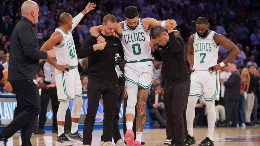 Jayson Tatum speaks out after Achilles surgery as Celtics face elimination