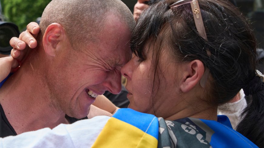 Russia, Ukraine swap hundreds of prisoners hours after Moscow launches massive aerial assault