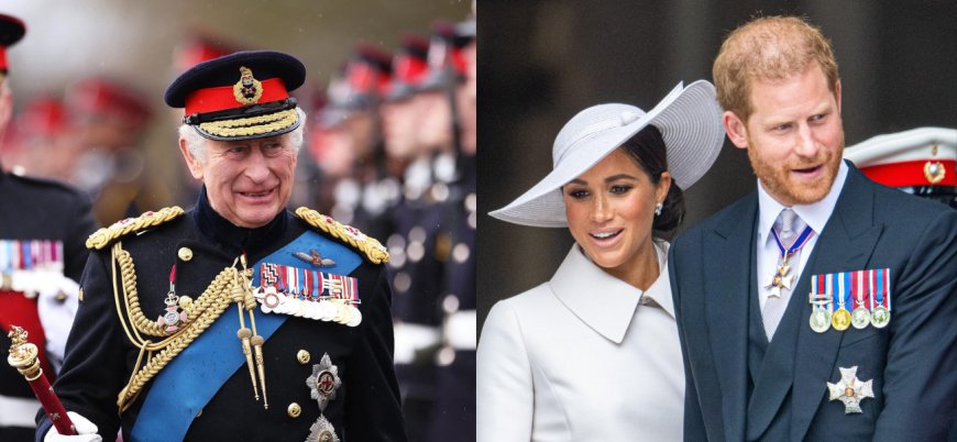 King Charles' Funeral Plans Reportedly Include 'Prominent Roles' For Harry And Meghan Despite Royal Rift