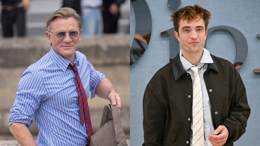 Daniel Craig and Robert Pattinson Dressed Like They’re on a Workplace Sitcom We’d Love to See