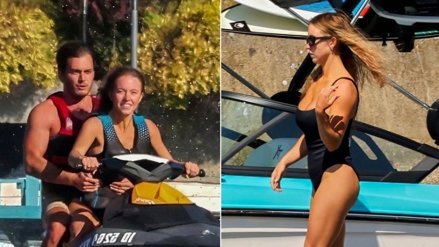 Sydney Sweeney frolics with mystery man as American Eagle drops provocative new ad