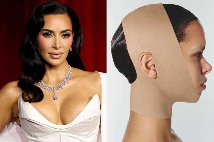 Kim Kardashian’s SKIMS Face Shapewear Is the “Death Becomes Her” Flex of the 21st Century