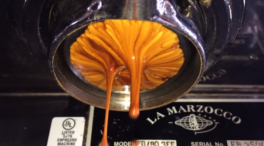 The Life & Death of an Espresso Shot in Super Slow Motion